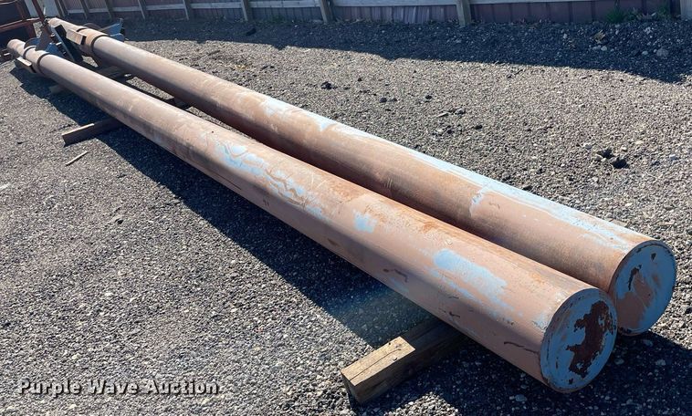 image for item MS9546 (2) 43'6" L x 10" diameter dredge spuds