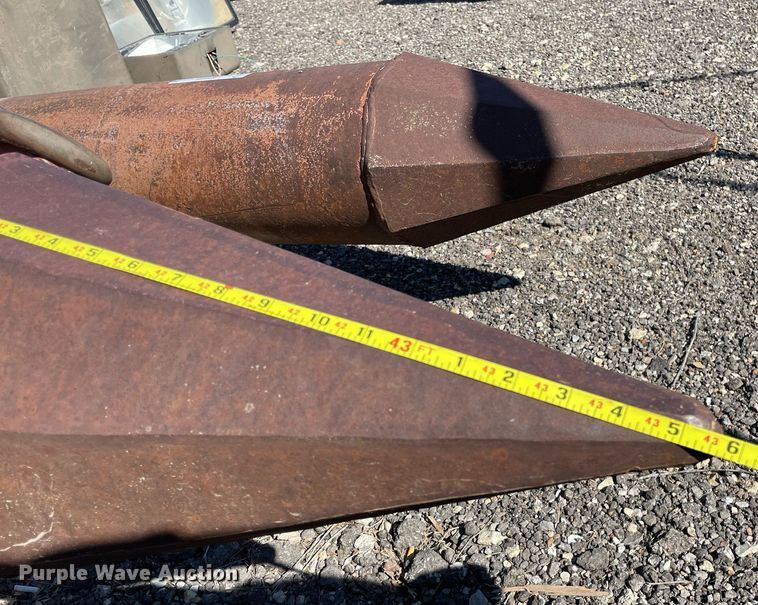 image for item MS9546 (2) 43'6" L x 10" diameter dredge spuds