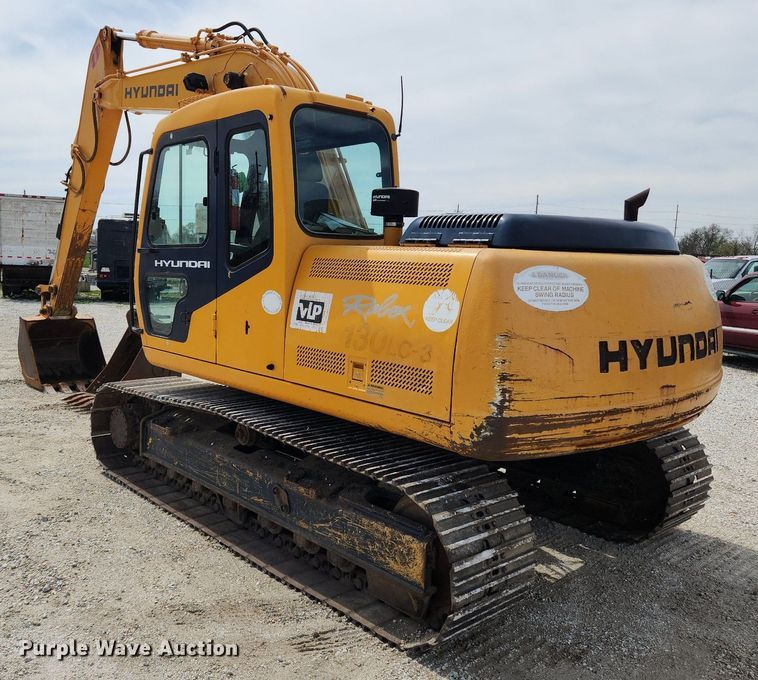 image for item MW9651 2000 Hyundai Robex 130LC-3  excavator