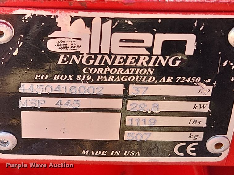 image for item MW9666 Allen MSP445  power trowel