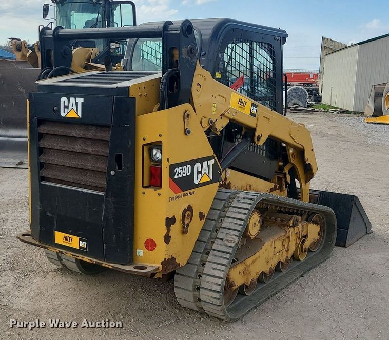 image for item MX9615 2016 Caterpillar 259D  tracked skid steer loader