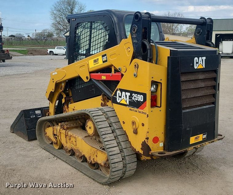 image for item MX9615 2016 Caterpillar 259D  tracked skid steer loader