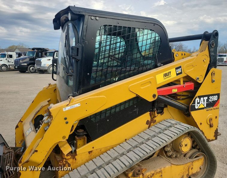 image for item MX9615 2016 Caterpillar 259D  tracked skid steer loader