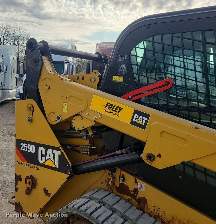 image for item MX9615 2016 Caterpillar 259D  tracked skid steer loader