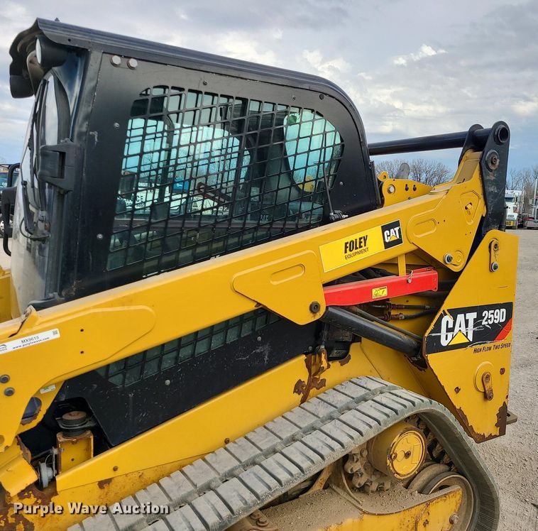 image for item MX9615 2016 Caterpillar 259D  tracked skid steer loader