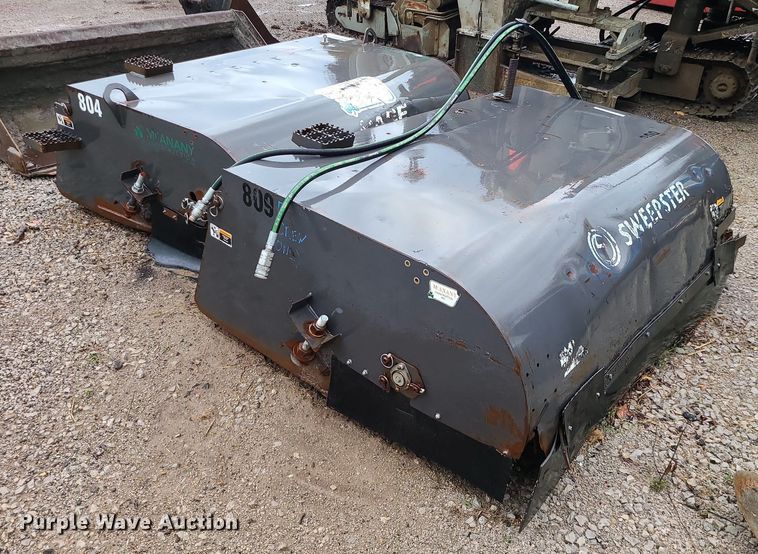 image for item MX9630 (2) Sweepster skid steer brooms