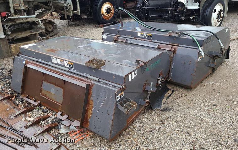 image for item MX9630 (2) Sweepster skid steer brooms