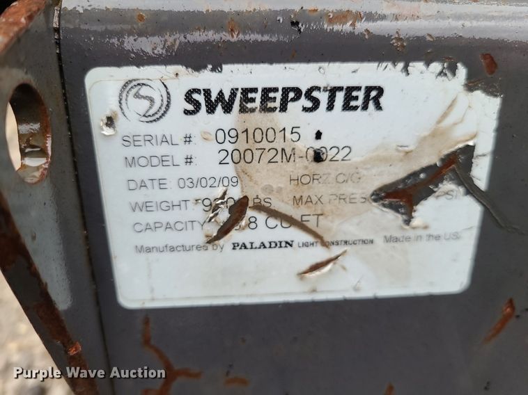 image for item MX9630 (2) Sweepster skid steer brooms