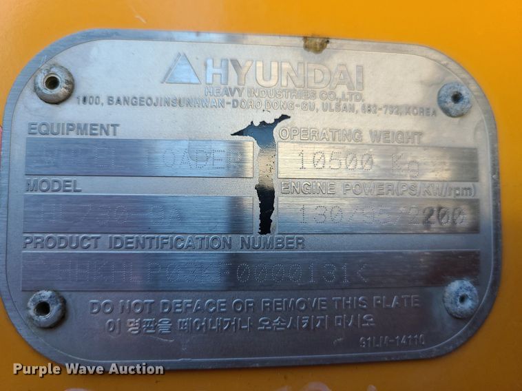 image for item MX9652 Hyundai HL730-9A  wheel loader