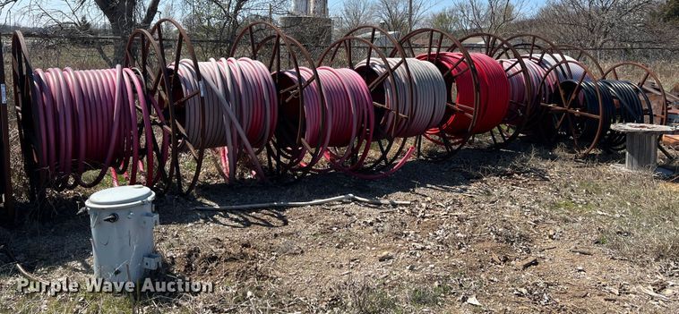 image for item MY9604 (7) spools of underground conduit