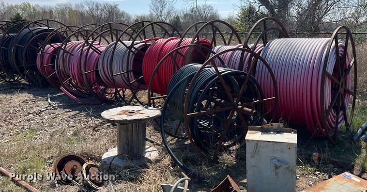 image for item MY9604 (7) spools of underground conduit