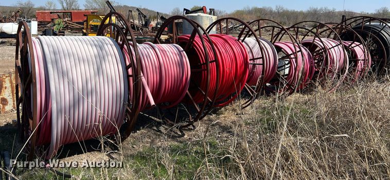 image for item MY9604 (7) spools of underground conduit