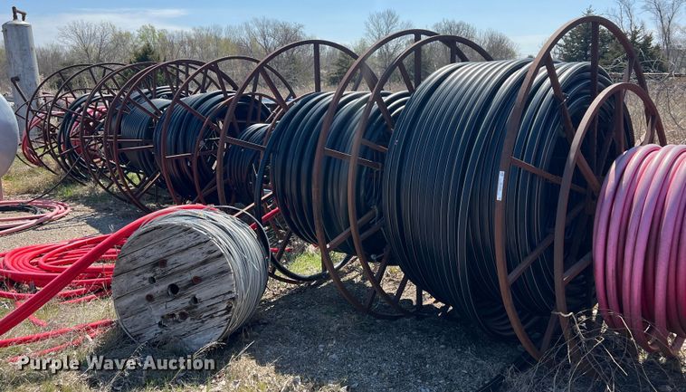 image for item MY9605 (8) spools of underground electrical cable