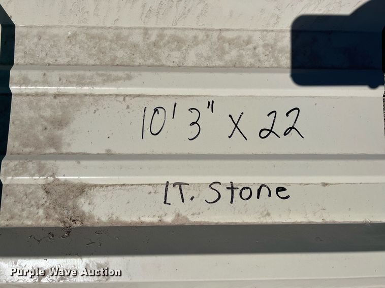 image for item MY9668 Approximately 166 pieces of steel siding/roofing