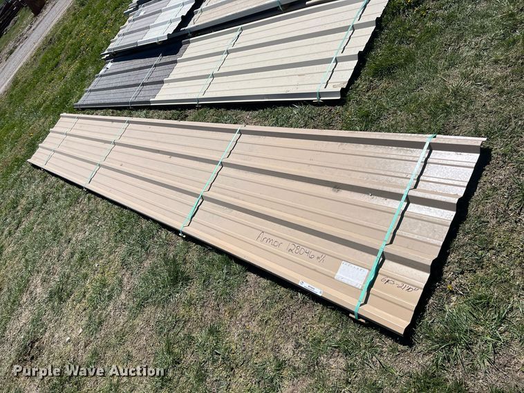 image for item MY9669 Approximately 408 pieces of steel siding/roofing