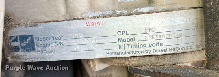 image for item MY9679 1988 Kenworth T800  dump truck