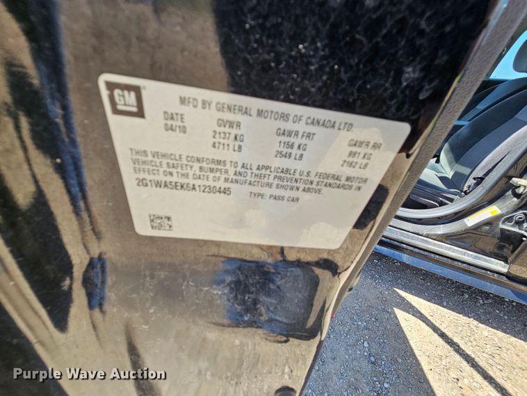 image for item DK1758 2010 Chevrolet Impala