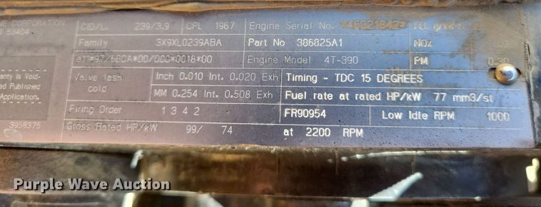 image for item DK5216 2003 Case 960 Turbo  trencher