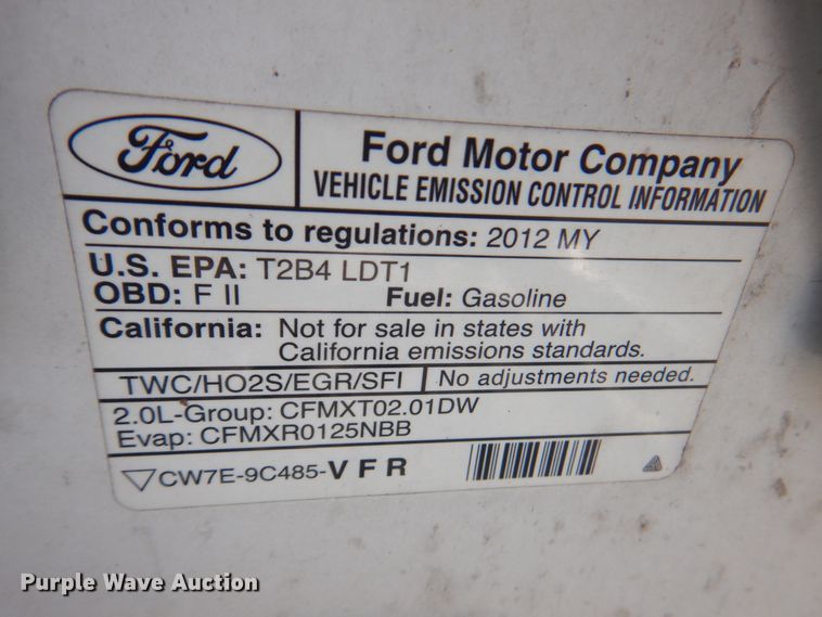 image for item DM6049 2012 Ford Transit Connect  van