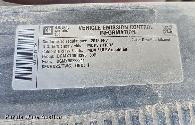 image for item DO4287 2013 GMC Sierra 2500 SLE  Crew Cab pickup truck