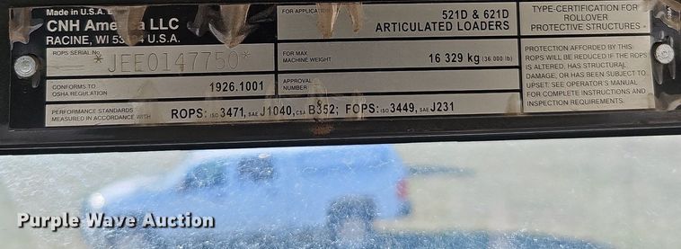 image for item DO4289 2006 Case 621D  wheel loader