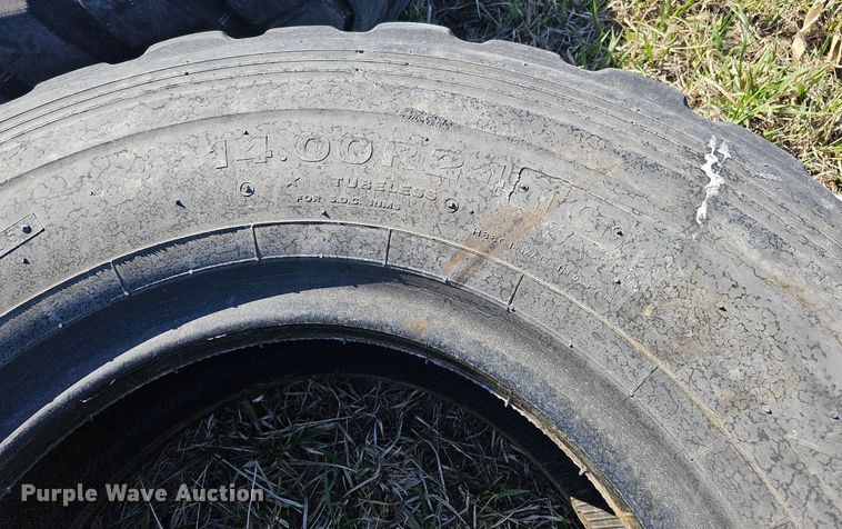 image for item DO4297 (3) Bridgestone 14.00R24 tires