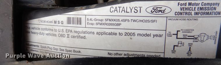 image for item DP0349 2005 Ford F250 Super Duty XL  SuperCab pickup truck