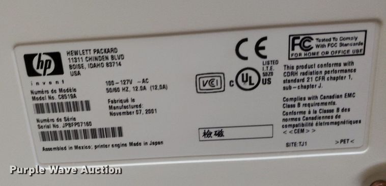 image for item DQ0505 HP LaserJet 9000  printer