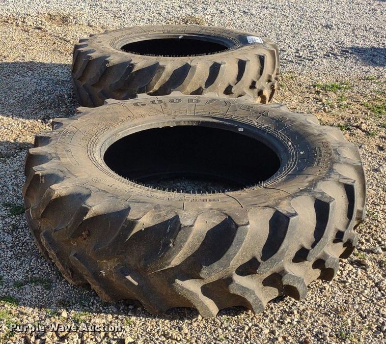 image for item DQ1642 (2) Goodyear 420/90R30 tires