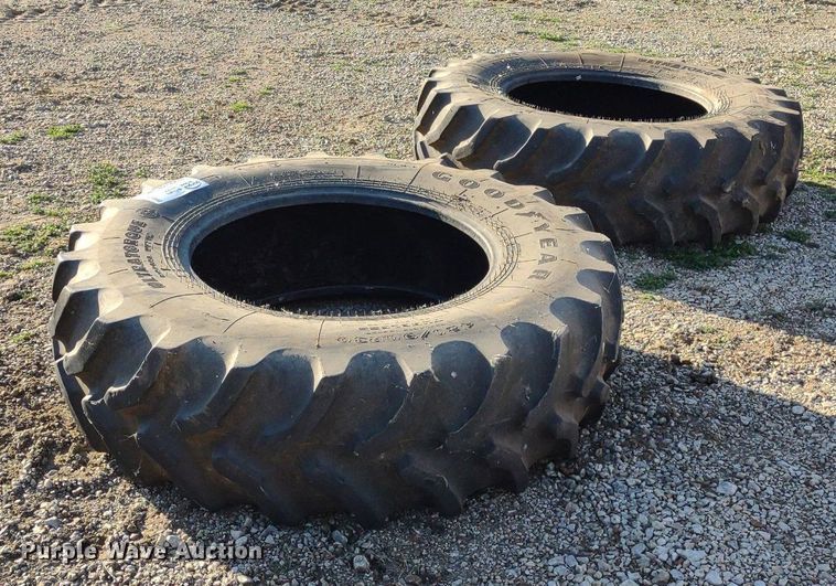 image for item DQ1642 (2) Goodyear 420/90R30 tires