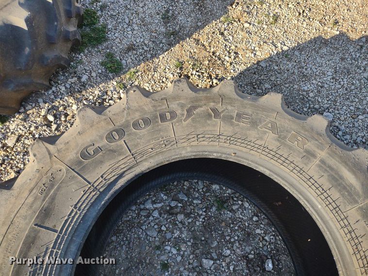 image for item DQ1642 (2) Goodyear 420/90R30 tires
