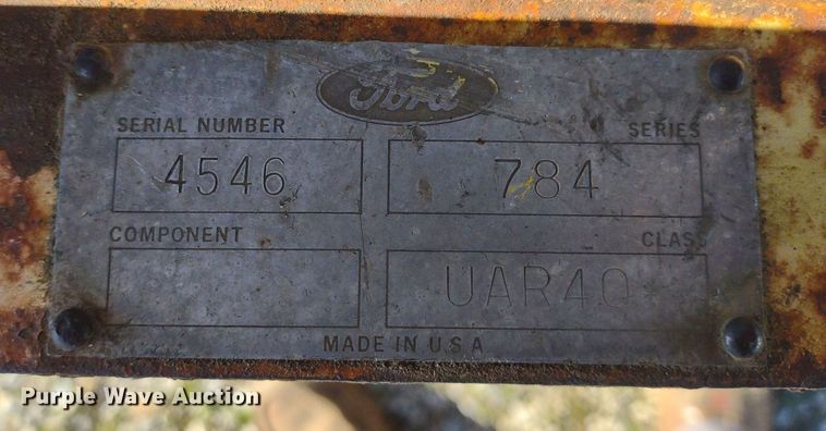 image for item DQ1644 Ford 784  6'W blade