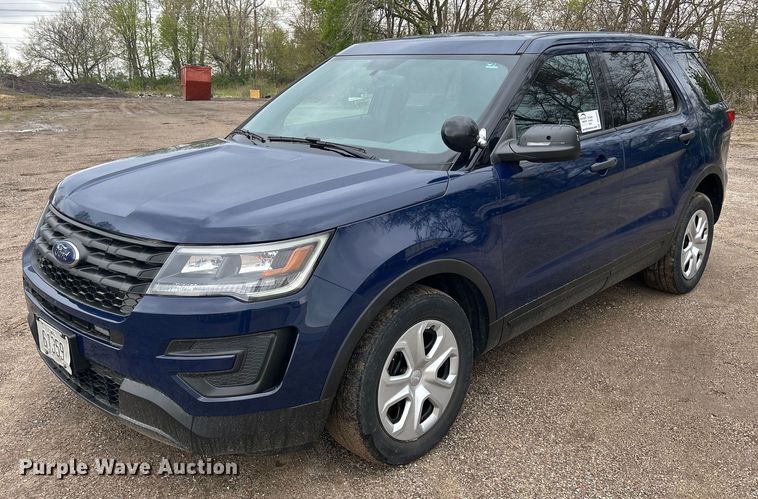image for item DR4582 2018 Ford Explorer Police Interceptor  SUV