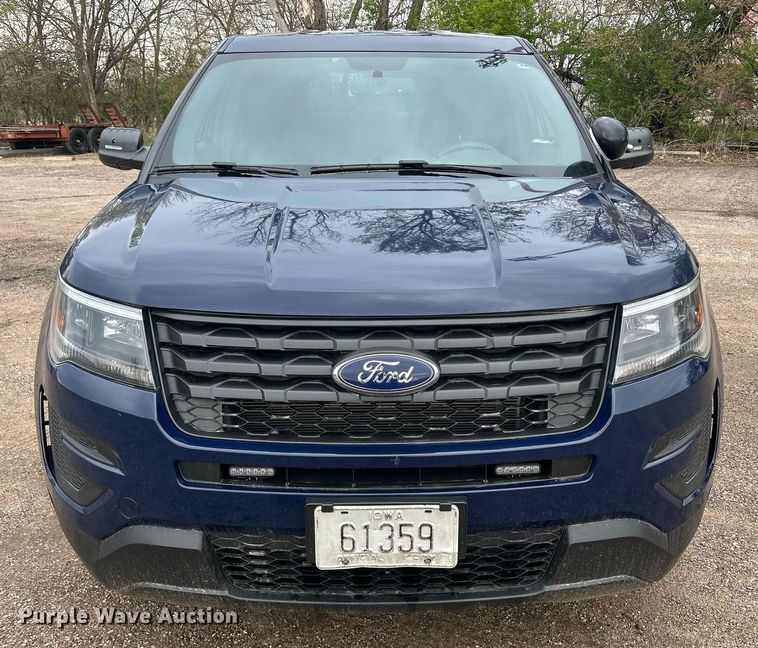 image for item DR4582 2018 Ford Explorer Police Interceptor  SUV