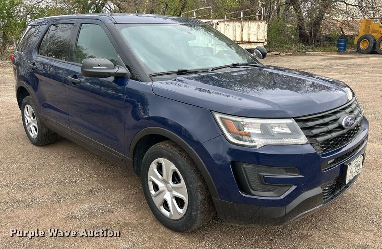 image for item DR4582 2018 Ford Explorer Police Interceptor  SUV