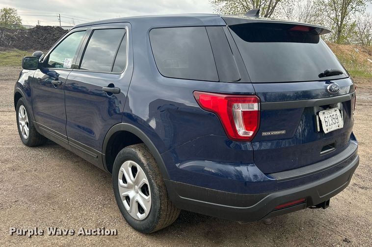 image for item DR4582 2018 Ford Explorer Police Interceptor  SUV