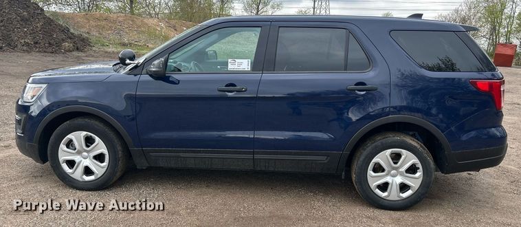 image for item DR4582 2018 Ford Explorer Police Interceptor  SUV