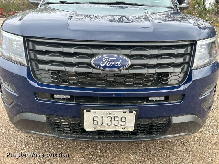 image for item DR4582 2018 Ford Explorer Police Interceptor  SUV
