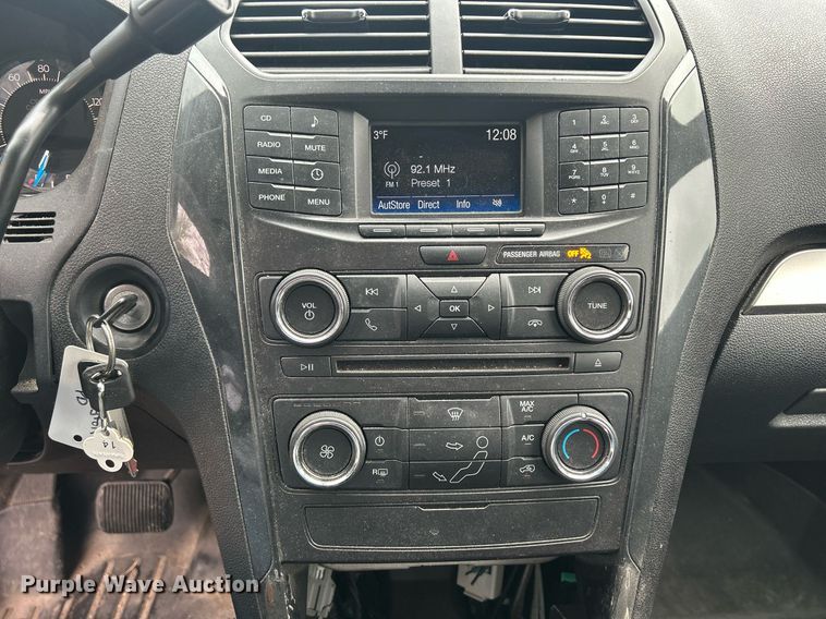 image for item DR4582 2018 Ford Explorer Police Interceptor  SUV