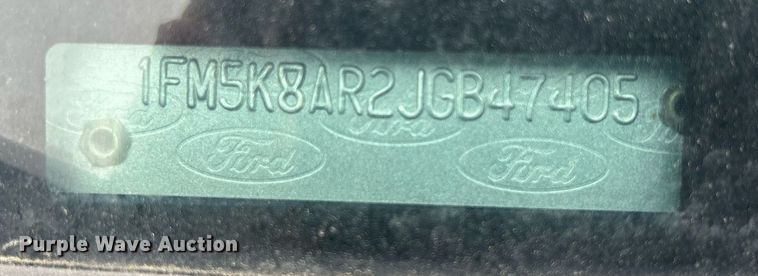 image for item DR4582 2018 Ford Explorer Police Interceptor  SUV