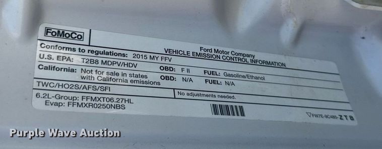 image for item DR5148 2015 Ford F250 Super Duty  SuperCab pickup truck