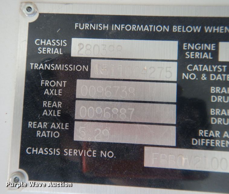 image for item HQ9575 2011 Blue Bird Vision  school bus