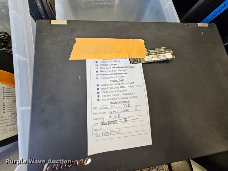 image for item IB9755 (6) Lenovo T43023472Q7 laptops