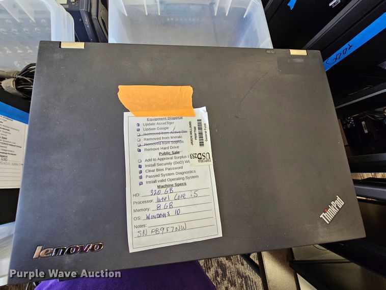 image for item IB9755 (6) Lenovo T43023472Q7 laptops