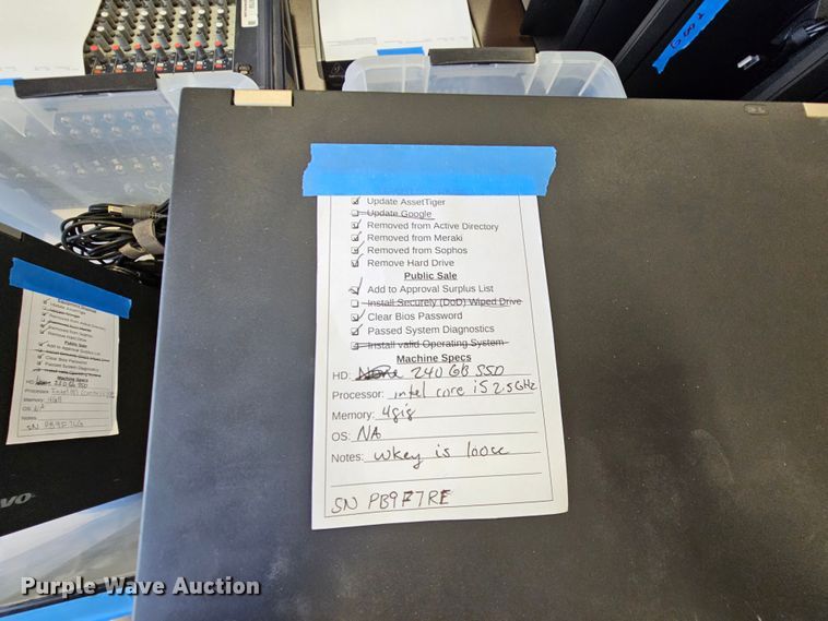 image for item IB9755 (6) Lenovo T43023472Q7 laptops