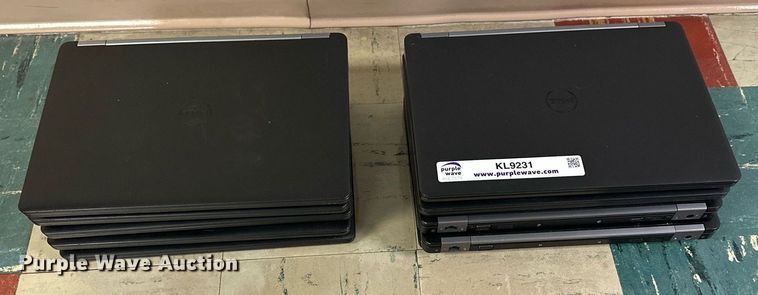 image for item KL9231 (10) Dell laptops