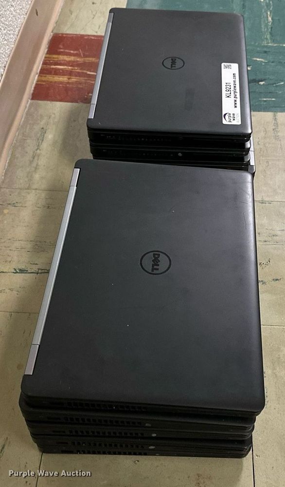 image for item KL9231 (10) Dell laptops