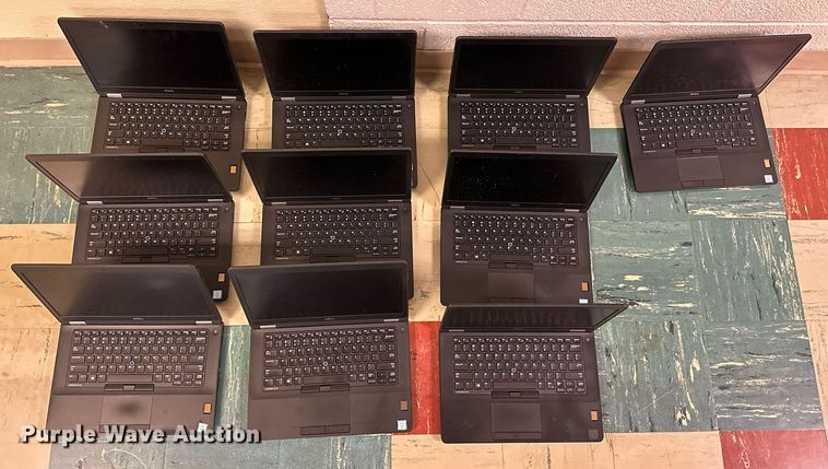 image for item KL9231 (10) Dell laptops