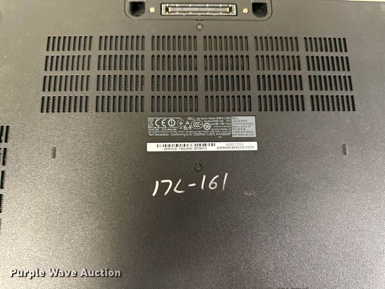 image for item KL9231 (10) Dell laptops