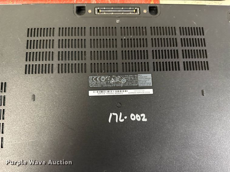 image for item KL9231 (10) Dell laptops